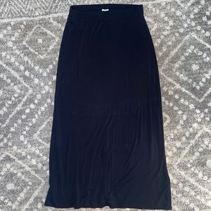 J. Crew Black Maxi Skirt Size Small